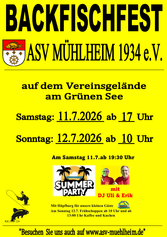 Plakat Backfischfest 2026